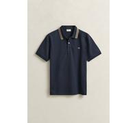 GANT Herren Collar Tipping SS Polo Polohemd, Evening Blue, XL