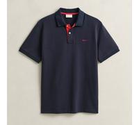 Gant Herren Poloshirt Regular Contrast Piqué Evening Blue XL