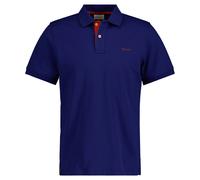 GANT Herren Poloshirt - REGULAR CONTRAST PIQUE RUGGER, Knopfleiste, Cotton Stretch 3XL Blau