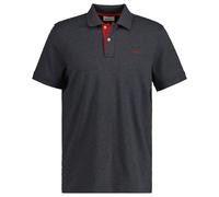 GANT Herren Poloshirt - REGULAR CONTRAST PIQUE RUGGER, Knopfleiste, Cotton Stretch Anthrazit 4XL
