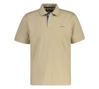 GANT Herren Poloshirt - REGULAR CONTRAST PIQUE RUGGER, Knopfleiste, Cotton Stretch Beige (Oat Beige) 4XL