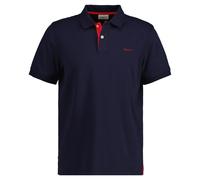 GANT Herren Poloshirt - REGULAR CONTRAST PIQUE RUGGER, Knopfleiste, Cotton Stretch Dunkelblau 3XL
