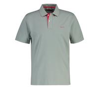 GANT Herren Poloshirt - REGULAR CONTRAST PIQUE RUGGER, Knopfleiste, Cotton Stretch L Grau