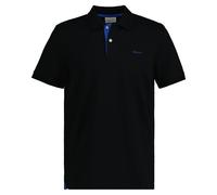 GANT Herren Poloshirt - REGULAR CONTRAST PIQUE RUGGER, Knopfleiste, Cotton Stretch Schwarz / 2XL XXL Schwarz