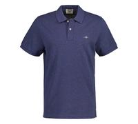 GANT Herren Poloshirt REG Shield Piqué Regular Fit Kurzarm Jeansblau