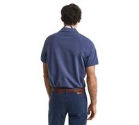 GANT Herren Poloshirt REG Shield Piqué Regular Fit Kurzarm Jeansblau