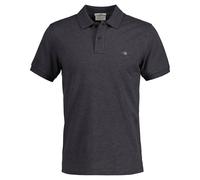 GANT Poloshirt Slim Shield Pique Kurzarm Logo L Antracit Melange