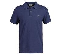 Poloshirt GANT "Poloshirt Slim Shield Pique Polo 1er Pack", Herren, Gr. 4XL, blau (dunkelblau), Obermaterial: 100% Baumwolle CO., Kurzarm, Shirts (97522137-4XL) dunkelblau