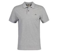Poloshirt GANT "SLIM ORIGINAL PIQUE SS RUGGER" Gr. XL, grau (grey melange) Herren Shirts Kurzarm mit Logostickerei auf der Brust (62701905-XL)