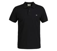 GANT Herren Polohemd Slim Shield Pique Kurzarm Schwarz XL EU