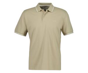 GANT Herren Poloshirt - TIPPING PIQUE RUGGER, Kurzarm, Knopfleiste, Logo, uni 5XL Beige