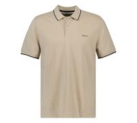 GANT Herren Poloshirt - TIPPING PIQUE RUGGER, Kurzarm, Knopfleiste, Logo, uni Beige (Dry Sand) 2XL