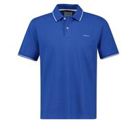 GANT Herren Poloshirt - TIPPING PIQUE RUGGER, Kurzarm, Knopfleiste, Logo, uni Blau (Rich Blue) M