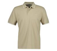 GANT Herren Poloshirt - TIPPING PIQUE RUGGER, Kurzarm, Knopfleiste, Logo, uni XXL Beige