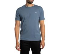 GANT Herren Printed Archive Shield Tshirt, Blau, M EU