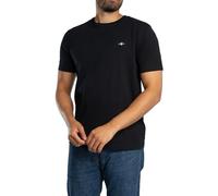 Gant Herren Printed Archive Shield Tshirt, Schwarz, S EU