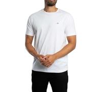 GANT Herren Printed Archive Shield Tshirt T-Shirt, White, M