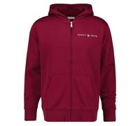 Gant Herren Printed Graphic Full Zip Hoodie Kapuzenpullover, Rich Wine, XL