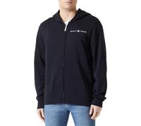 Gant Herren Printed Graphic Full Zip Hoodie Kapuzenpullover, Schwarz, XXL EU