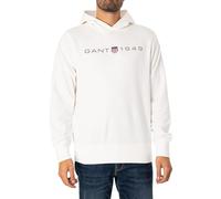 Gant Herren Printed Graphic Hoodie Kapuzenpullover, Eggshell, XXL EU