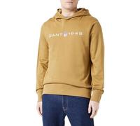 GANT Herren Printed Graphic Hoodie Kapuzenpullover, Mustard BEIGE, XL