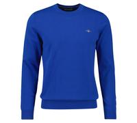 GANT Herren Pullover - CLASSIC COTTON C-NECK, Strickpullover, Rundhals, Baumwolle Blau (Lapis) 5XL
