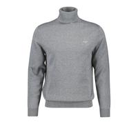 GANT Herren Pullover - CLASSIC COTTON ROLLERNECK, Strickpullover, Rollkragen, Baumwolle 5XL Grau
