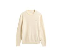 Gant Hoodie mit Label-Stitching und Känguru-Tasche in Offwhite, Größe L