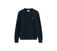 Gant Herren Pullover mit Bio-Baumwolle, marine, Gr. XL