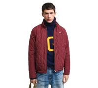 GANT Herren Quilted Windcheater Jacke, Wine RED, Large