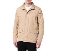 GANT Herren Quilted Windcheater MID Jacket Jacke, Dark Khaki, XXL