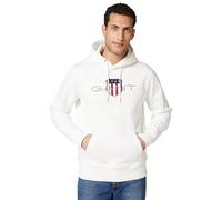 GANT Herren Kapuzenpullover Archive Shield – Regular Fit – Eggshell – Größe 4XL