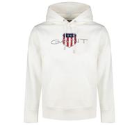 Gant Herren Reg Archive Shield Hoodie Kapuzenpullover, Eggshell, 3XL EU
