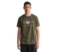 GANT Herren REG Archive Shield SS T-Shirt, Juniper Green, S
