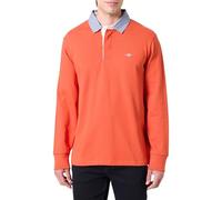 Gant Herren Reg Chambray Heavy Rugger Polohemd, Deep Orange, 3XL EU