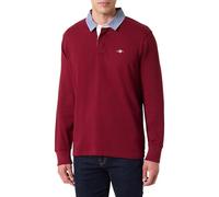 Gant Herren Reg Chambray Heavy Rugger Polohemd, Rot, L EU