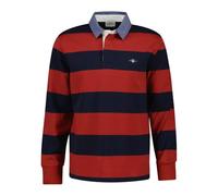 GANT Herren REG Chambray Stripe Heavy Rugger T-Shirt, Iron RED, 3XL