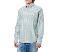 GANT Herren REG Classic Oxford Stripe Shirt Hemd, Grün, XL
