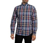 GANT Herren REG Classic POPLIN Check Hemd, Blau, L
