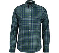 Gant Herren Reg Classic Poplin Check Hemd, Grün, L EU