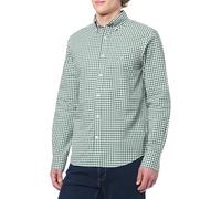 GANT Herren REG Classic POPLIN Gingham Shirt Hemd, Grün, 56