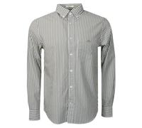 GANT Herren Reg Classic Poplin Stripe Shirt Hemd, Moss Green, XL EU