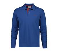 GANT Herren REG Contrast Pique LS Polo Polohemd, Vintage Blue, M