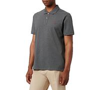 Gant Herren Reg Contrast Pique Rugger Polohemd, Antracit Melange, 4XL EU