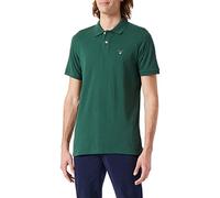 Gant Herren REG Contrast Pique SS Rugger, Pine Green, XL
