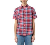 GANT Herren REG Cotton Linen Check SS Shirt Hemd, Brick RED, XXL