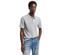 Poloshirt GANT "REG EMB ARCHIVE SHIELD POLO", Herren, Gr. 4XL, grau (grau melange), Web, Obermaterial: 100% Baumwolle, unifarben, regular fit normal, Rundhals, eingesetzt,Ärmel ohne Ärmelschlitz anges