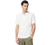 Gant Herren Reg Emb Archive Shield Polohemd, Weiß, XL EU