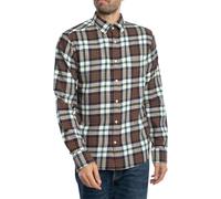 GANT Herren REG Flannel Plaid Shirt Hemd, Cacao, XL
