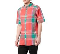 GANT Herren REG Indian Madras SS Shirt Hemd, Watermelon RED, Large